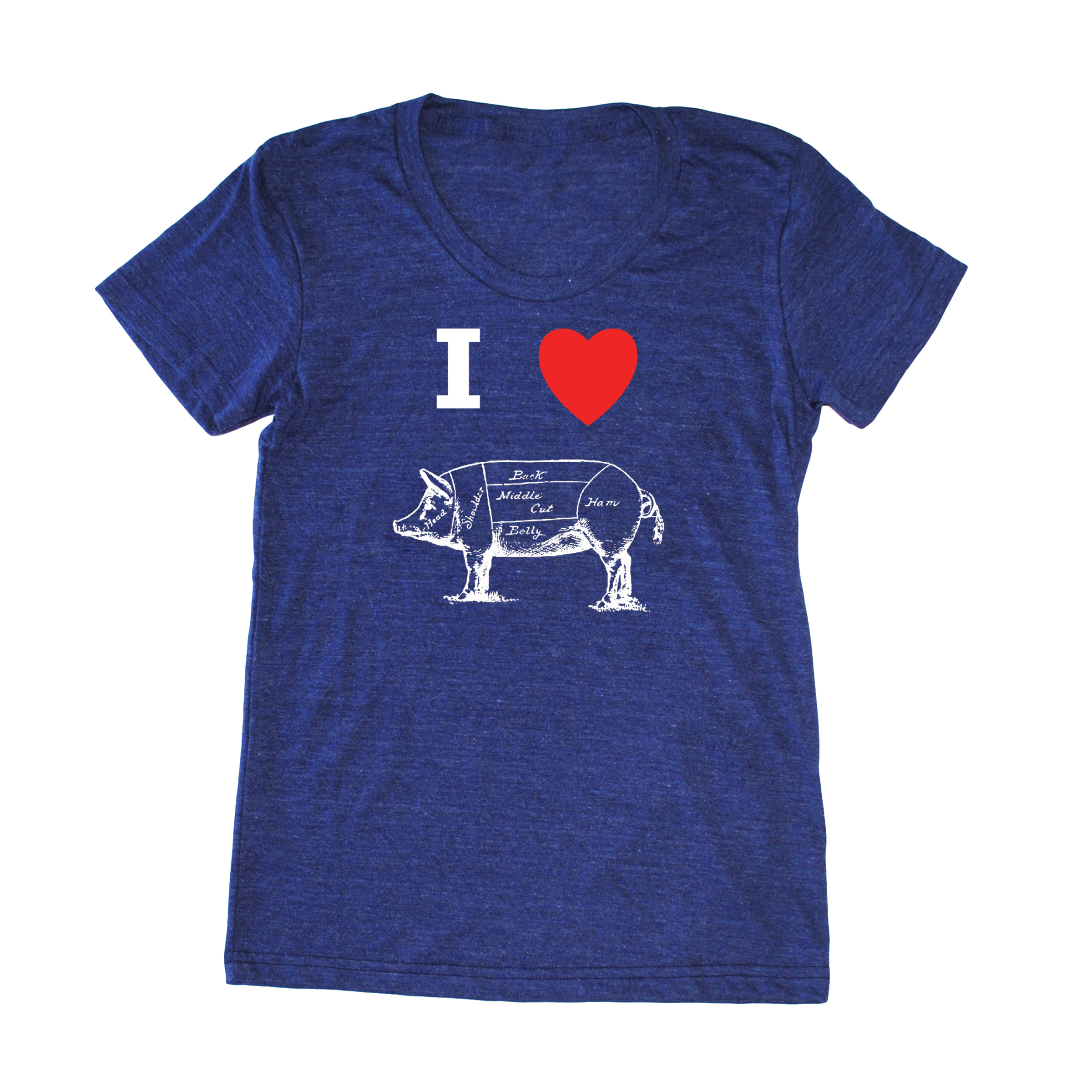 I Heart (Love) Butcher Pig Women's T-Shirt